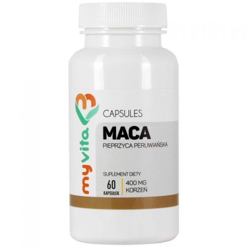 Myvita Maca 400 Mg 60 K Wzmacnia I Odżywia