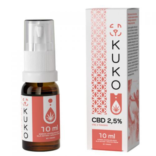 KUKU by Yango Olej konopny dla zwierząt 2,5 % CBD