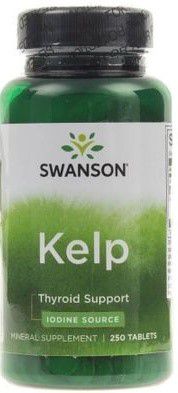 Swanson Kelp 225 Mcg 250 T Wpomaga Pracę Tarczycy