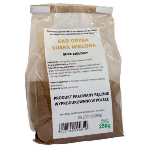 Natura Wita Gryka Łuska Mielona Eko 250G