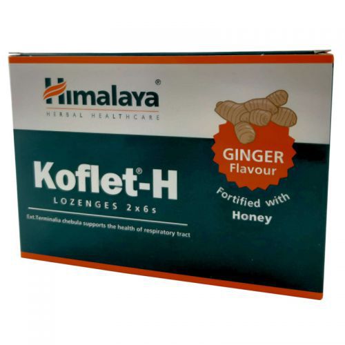 Himalaya Koflet-H Tabletki Do Ssania Imbir 12Szt.