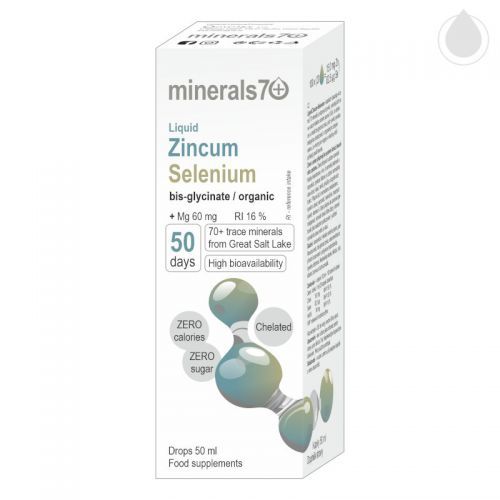 Minerals7+ Zincum Selenium liquid 50 ml cynk selen