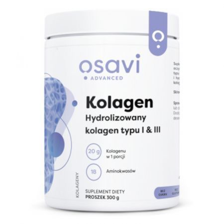 Osavi Kolagen Hydrolizowany Typu I & III 300 g