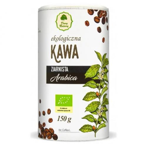 Dary Natury Kawa Arabika I Robusta Ziarno Eko 150G