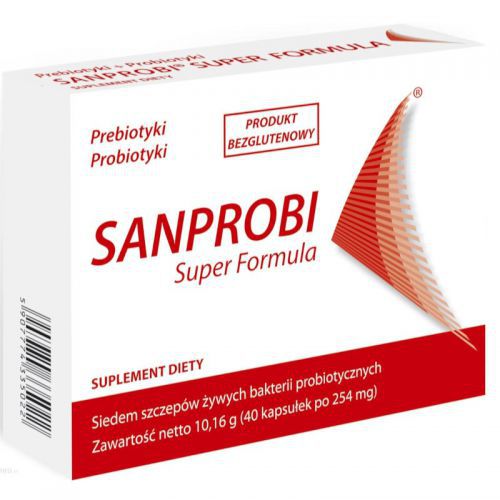 Sanprobi Super Formuła probiotyki 40 kapsułek