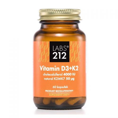 LABS212 Vitamin D 4000 + K2MK7 50 uq 60 k