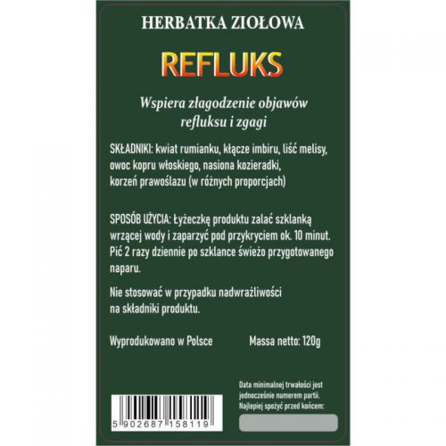 Proherbis Herbatka Refluks 120 g