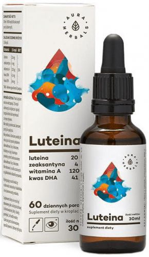 Aura Herbals Luteina Zeaksantyna Wit.A Dha 30Ml