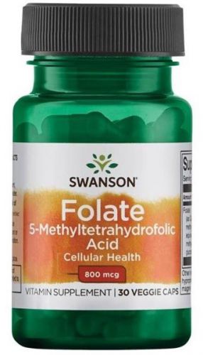 Swanson Folian Quatrefolic 800 Mg 30 K