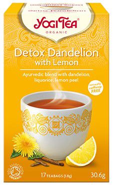 Yogi Tea Herbata Detox Dandelion Lemon Bio 17X1,8G