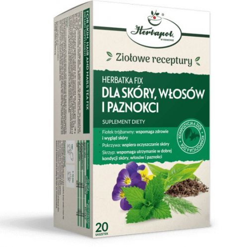 Herbapol Herbatka Fix Dla Skóry, Włosów i Paznokci