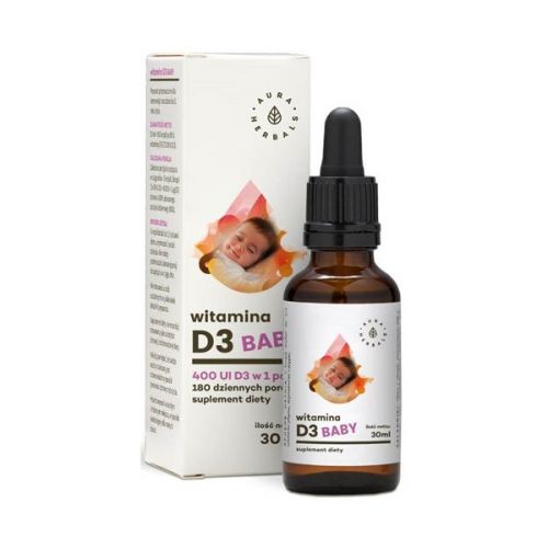 Aura Herbals Witamina D3 Baby 30 Ml