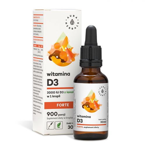 Aura Herbals Witamina D3 Forte 30Ml