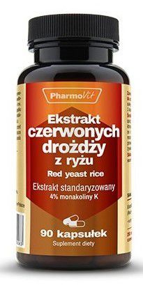 Pharmovit Czerwony ryż 90 kapsułek cholesterol