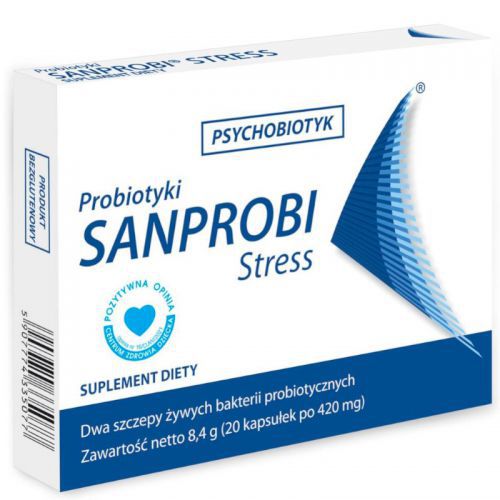 Sanprobi Stress probiotyki 20 kapsułek