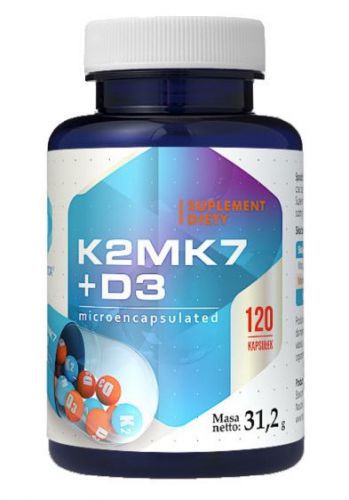 Hepatica K2MK7+D3 120 k odporność