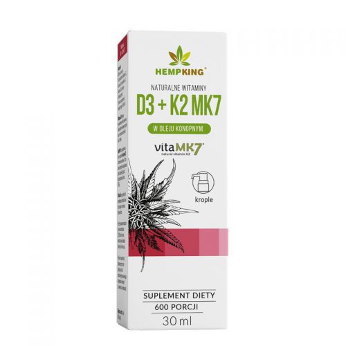 HEMPKING Witamina D3 K2 MK7 30 ml w Bio oleju