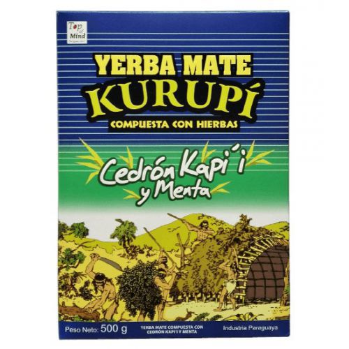 Yerba Mate Kurupi Cedron Kapi&#039;i y Menta 500 g
