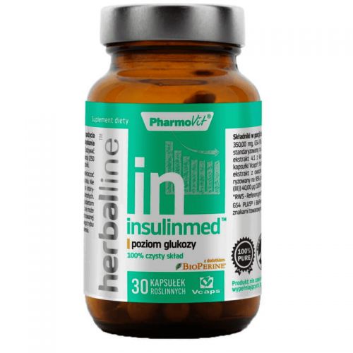 Pharmovit Herballine Insulinmed 30 kap glukoza