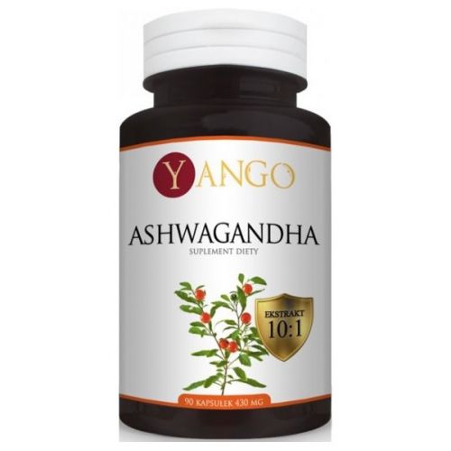 Yango Ashwagandha 90 K 430 Mg dodaje energii