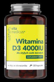 Vita medicus Witamina D3 4000 IU dla otyłych