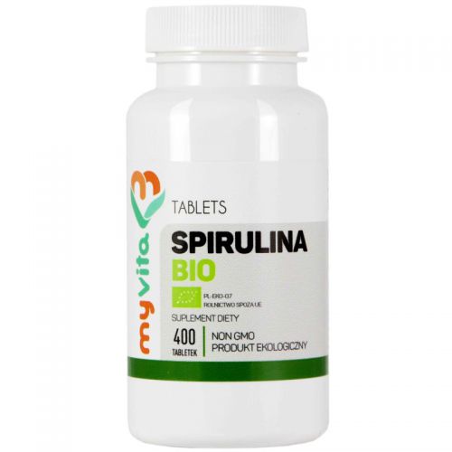 Myvita Spirulina Bio 400 T Oczyszczanie