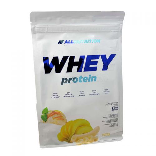 Allnutrition Whey protein 908g Banan białko