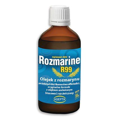 Asepta Rozmarine R99 Olejek z rozmarynu 100 ml