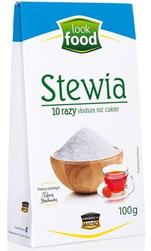 Look Food Stewia 10 X Słodsza Od Cukru 100G