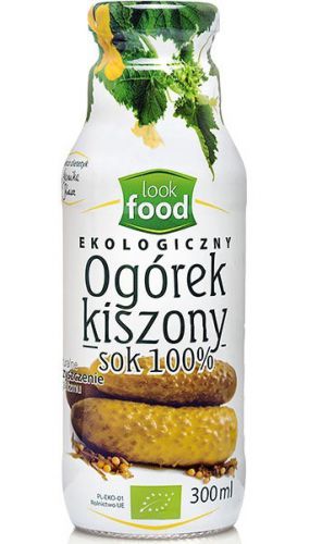 Look Food Sok z Ogórka Kiszonego BIO 100% 300 ml