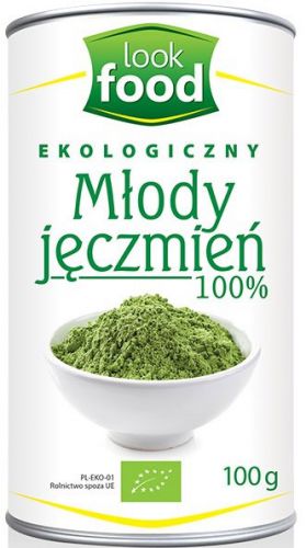 Look Food Młody Jęczmień 100%  Bio 100G