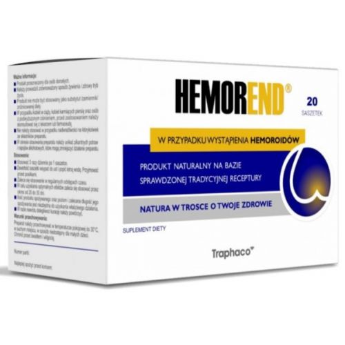 Hemorend 20 Sztuk  Naturalny Produkt Na Hemoroidy