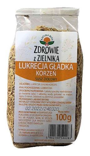 Natura Wita Lukrecja Gładka Korzeń 100g